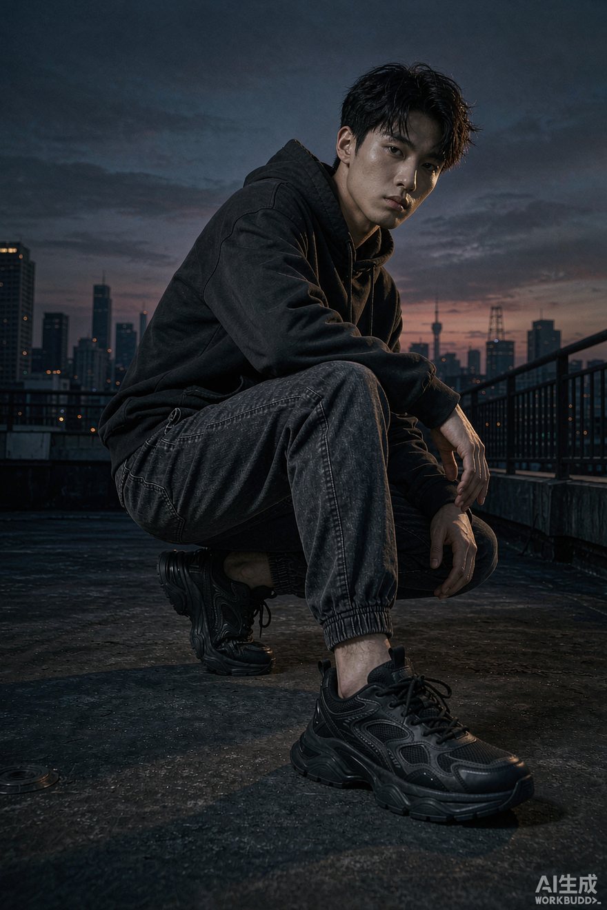 微锥束脚牛仔休闲裤穿搭